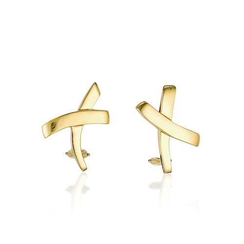 Paloma Picasso Tiffany & Co. 18K Gold Earrings
