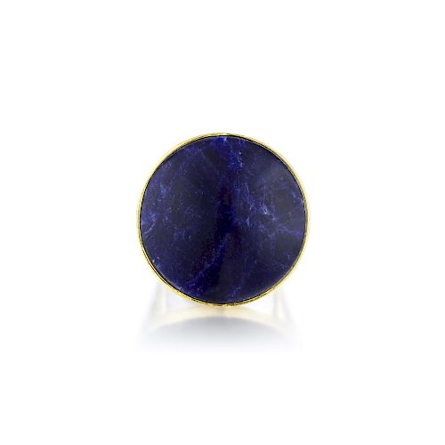 Lalaounis 18K Gold Blue Gemstone Ring