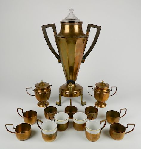Joseph Heinrichs bronze coffee service