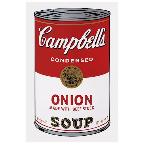ANDY WARHOL, II.47: Campbell's Onion Soup.