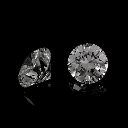 Two (2) GIA Certified 6.14ct TW Diamonds