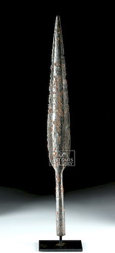 Large Celtic Iron Age Spear Tip