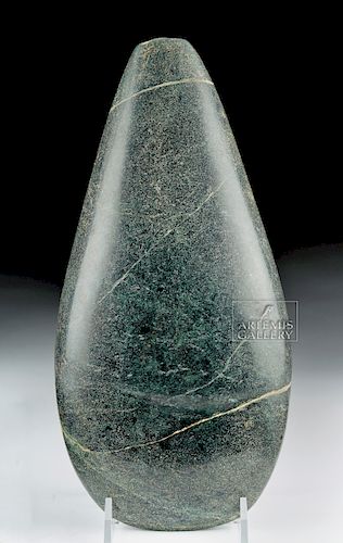 Massive Olmec Olivine-Serpentine Celt