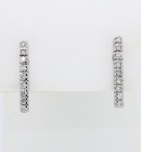 Diamond Bar Style Earrings