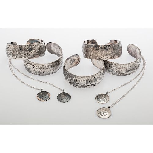 S Kirk & Sons Bracelets and Necklaces, Lot of Nine