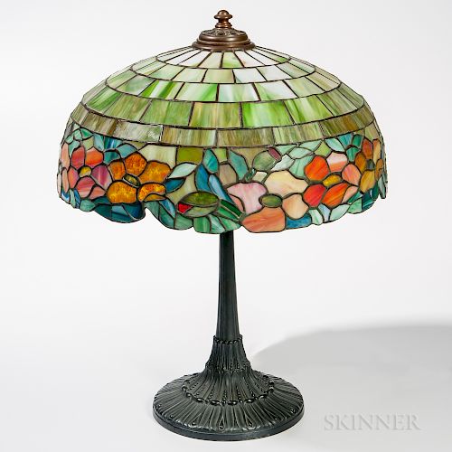 Wilkinson Mosaic Glass "Peony" Table Lamp