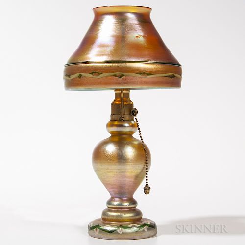 Tiffany Favrile Boudoir Lamp