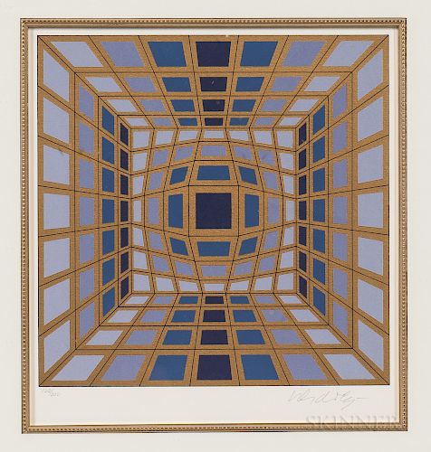 Victor Vasarely (Hungarian/French, 1906-1997)  Untitled