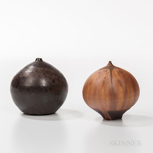 Two Modernist Studio Pottery Ceramic Vessels