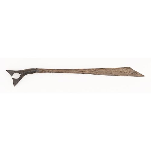 Indonesian Sword with Carved Water Buffalo Handle