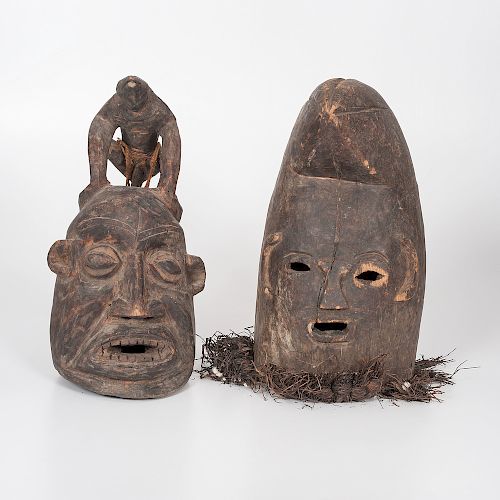 African Helmet Masks, Sold to benefit the Acquisitions Fund of the Berea College Art Collection