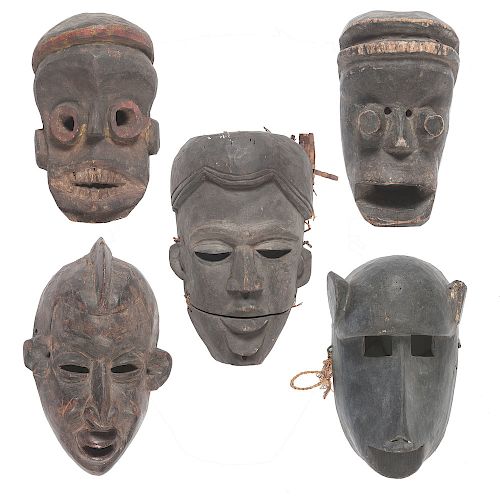 A Collection of African Face Masks