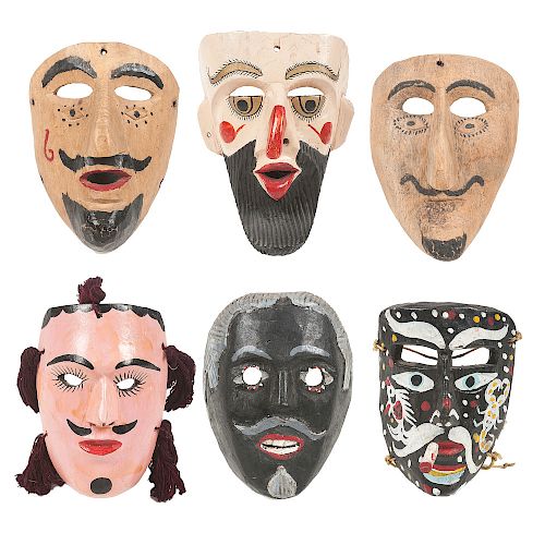 Collection of Mexican Parade Masks, Deaccessioned from the Children's Museum of Indianapolis