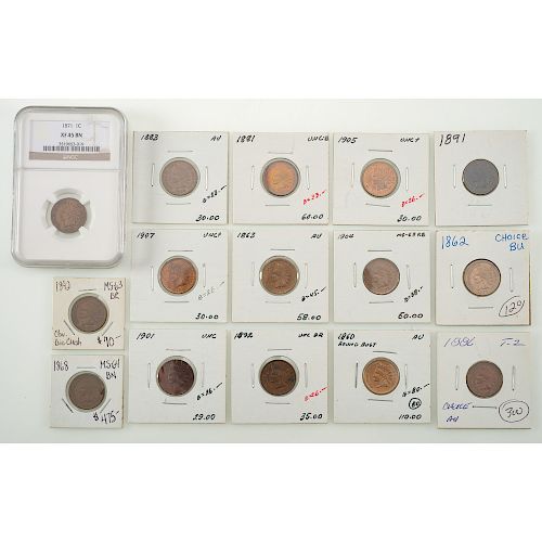 United States Indian Head Pennies