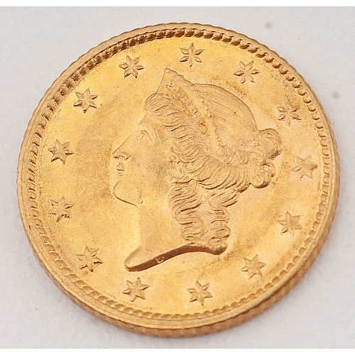 United States Gold Dollar 1853