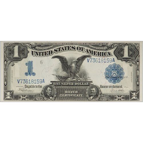United States $1 Silver Certificate Series of 1899 "Black Eagle"