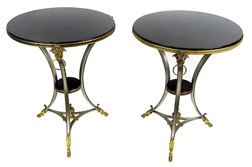 Antique French Louis XVI Style Gueridon Tables