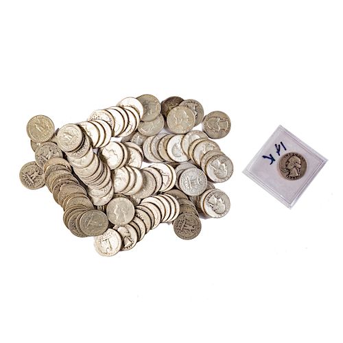 99 Silver Washington Quarters - $24.75 Face