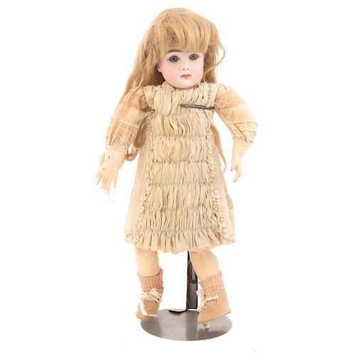 German bisque and composition fashion doll