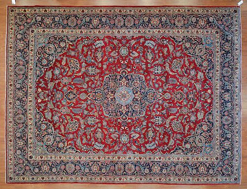 Antique Keshan carpet, approx. 9 x 11.11