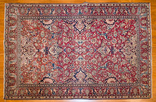 Antique Ispahan rug, approx. 4.7 x 6.10