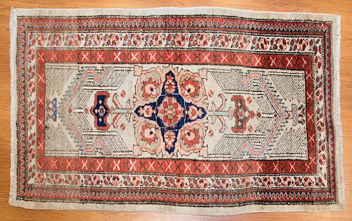 Antique camels hair Serab rug, approx. 2.6 x 4