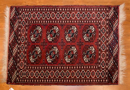 Persian Bohkara rug, approx. 3 x 4.2