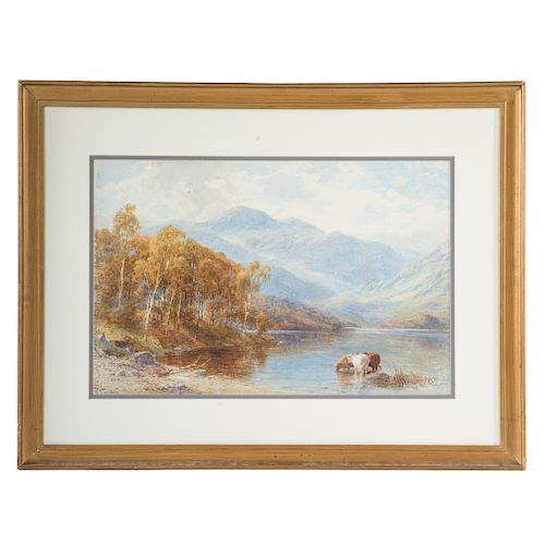 S.G.William Roscoe. Landscape, watercolor