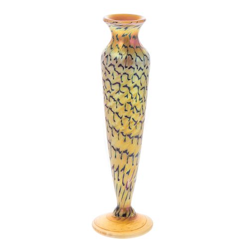 Tiffany Favrile glass vase