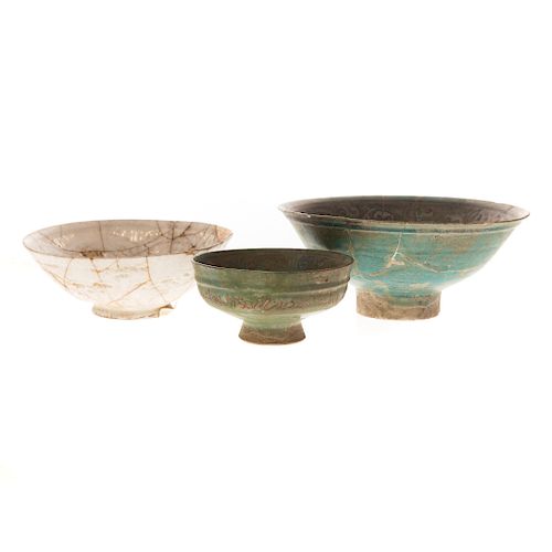 Three archaic Persian bowls