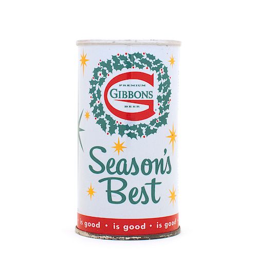 Gibbons Seasons Best Christmas Cutter Zip Top