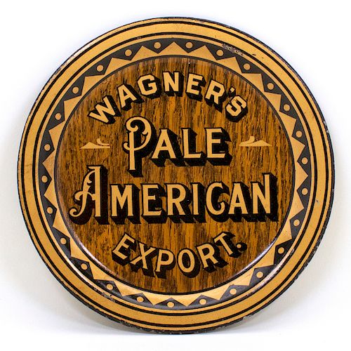 Wagners Pale American Export Tip Tray