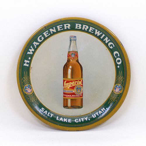 H. Wagner Brewing Salt Lake City Tip Tray