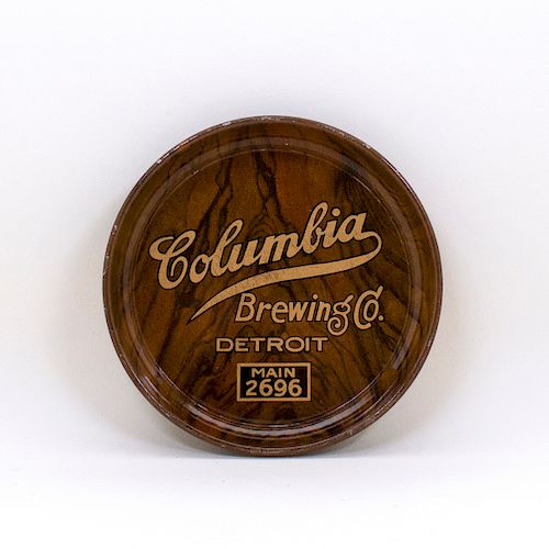 Columbia Brewing Detroit Woodgrain Tip Tray