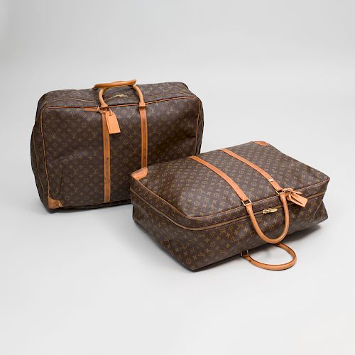 Two Louis Vuitton Soft Sided Suitcases 