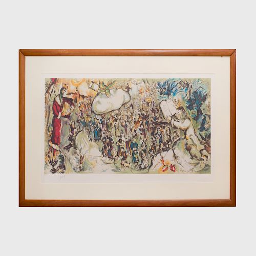 Marc Chagall (1887-1985): The Story of Exodus: One Plate