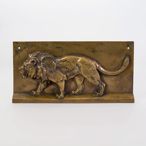 Antoine-Louis Barye (1795-1875): Lion Relief