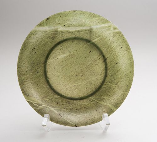 Chinese Spinach Green Jade Plate