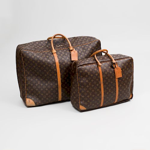 Two Louis Vuitton Soft Sided Suitcases