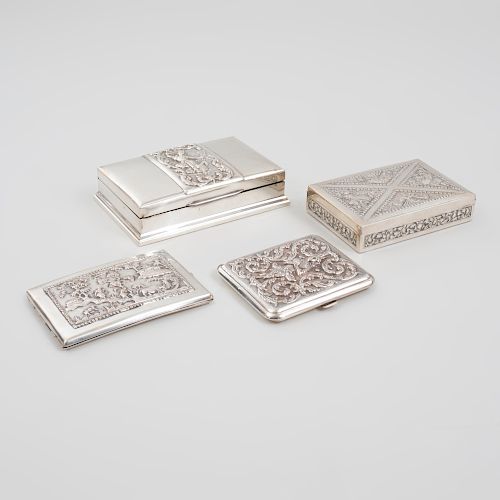 Group of Four Thai Silver Accessories