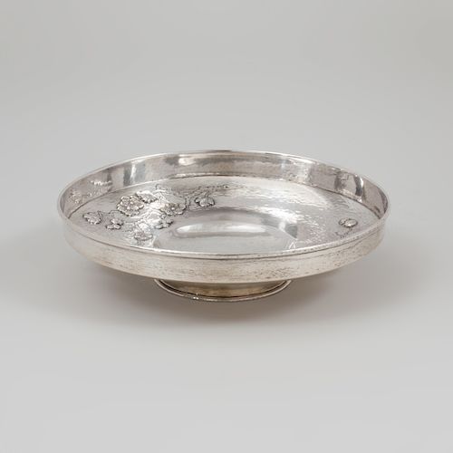 Gorham Silver Footed Dish in the Arts and Crafts Style
