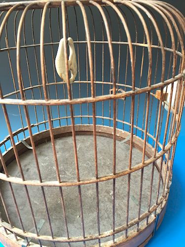 CHINESE ANTIQUE BIRD CAGE