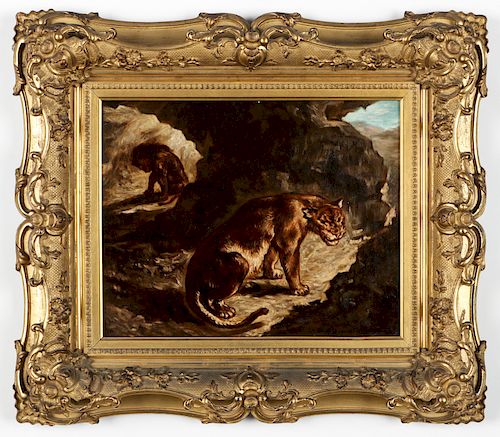 Circle of Eugene Delacroix (French, 1798-1863) Painting