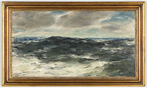 John Fulton Folinsbee (1892-1972) "Maine Coastal Scene"