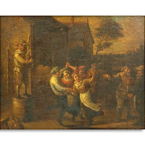 Attributed: David Teniers (1610 - 1690) O/C
