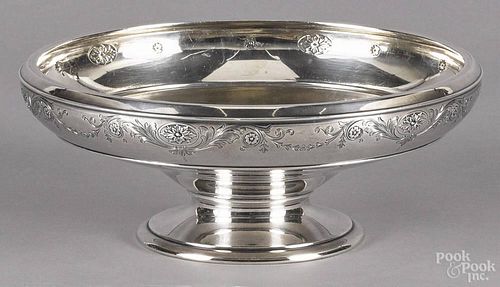 Whiting Manufacturing Co. sterling silver footed bowl, ca. 1916, retailed by C. D. Peacock