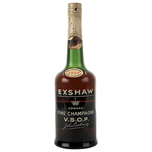 Exshaw. V.S.O.P. Fine Champagne Cognac. France.