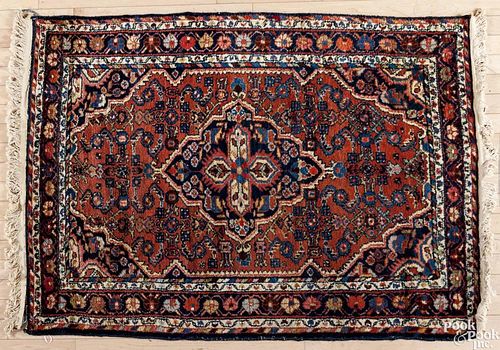 Hamadan carpet, ca. 1930, 5' x 3'6''.