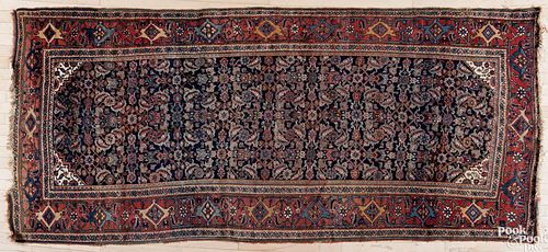 Bidjar carpet, ca. 1920, 10'2'' x 4'6''.