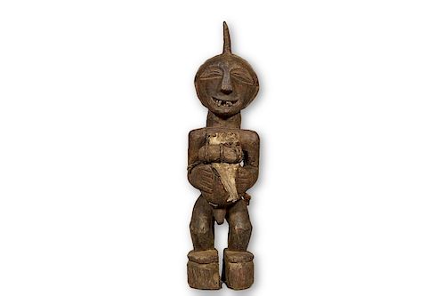 Songye Figure from Democratic Republic of the Congo - 22.5"